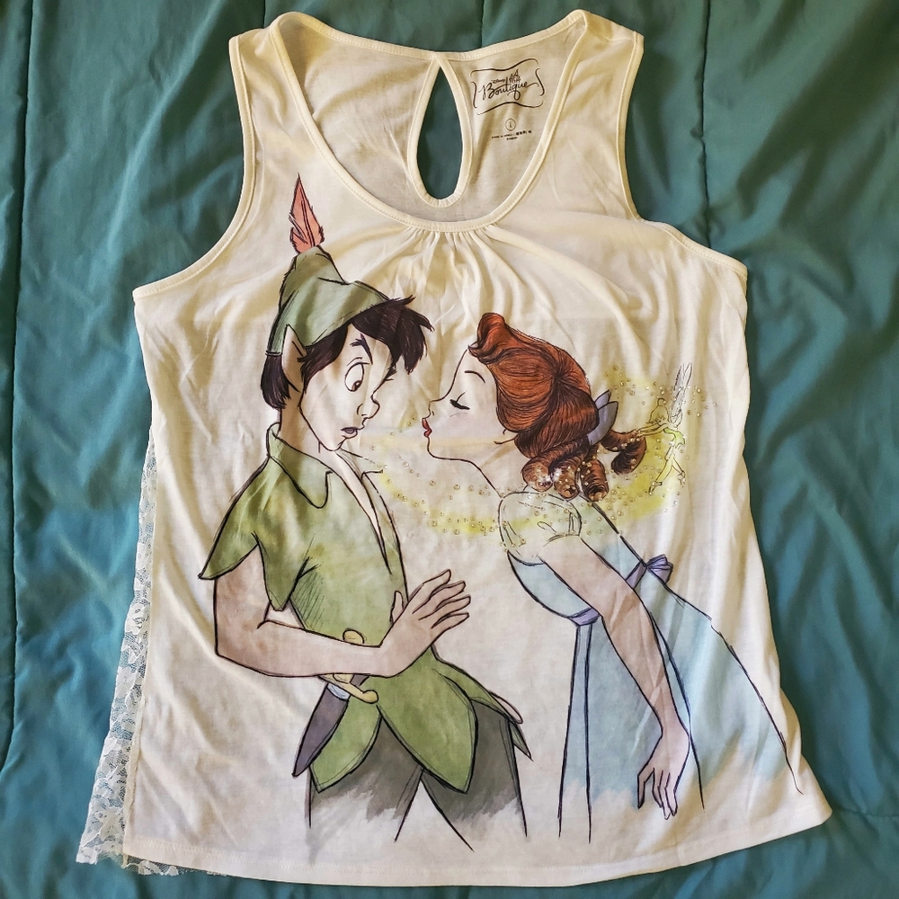 Disney Peter Pan & Wendy Lace Back TankTop